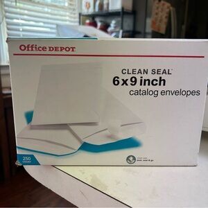 Box of 250 catalog envelopes 6” x 9”